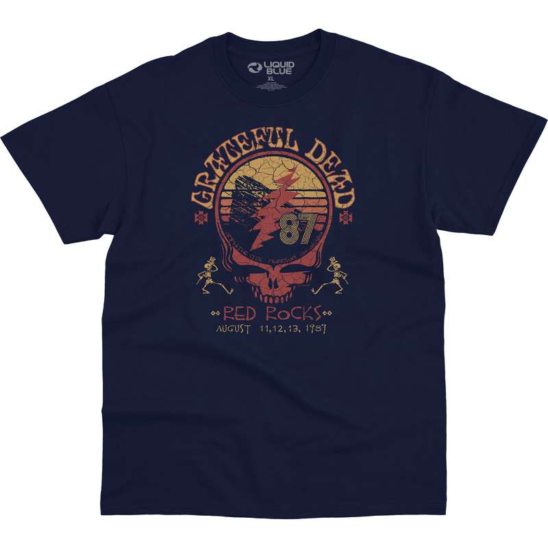 GRATEFUL DEAD T-Shirt, Red Rocks 87