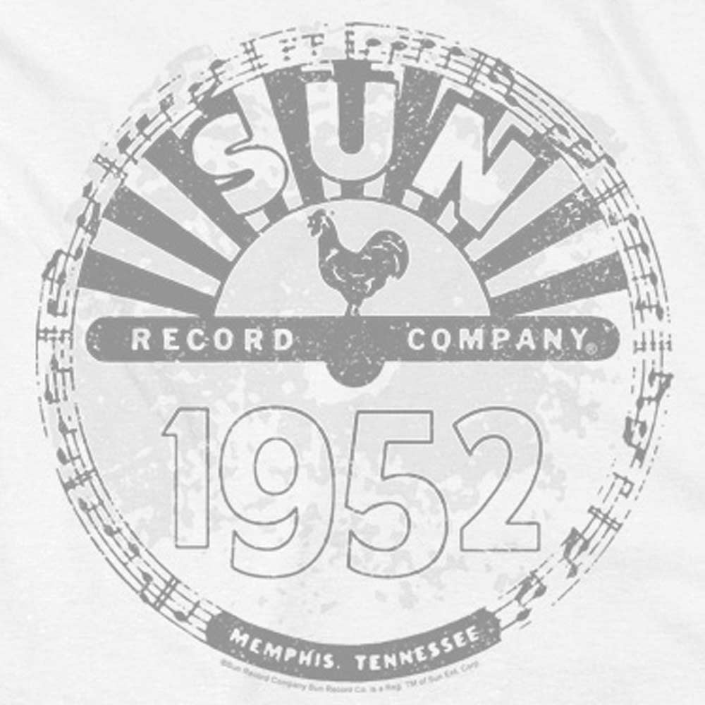 SUN RECORDS Impressive Long Sleeve T-Shirt, Crusty Logo