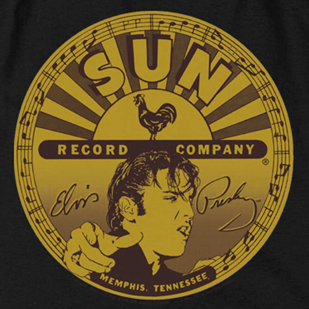 SUN RECORDS Impressive Long Sleeve T-Shirt, Elvis Label