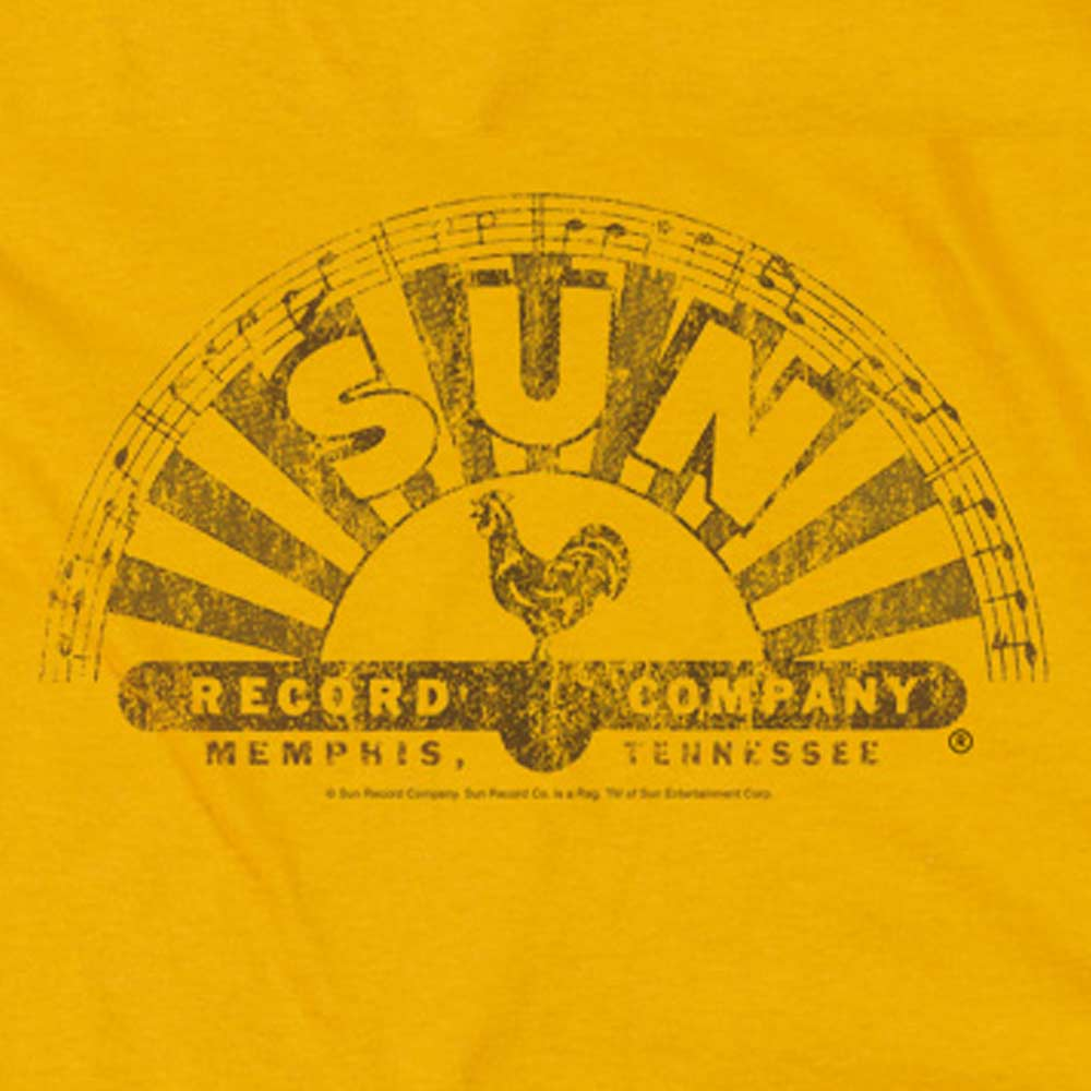 SUN RECORDS Impressive T-Shirt, Worn Logo