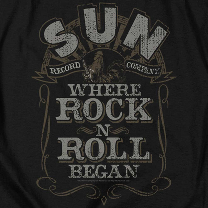 SUN RECORDS Impressive Tank Top, Where Rock Began Label