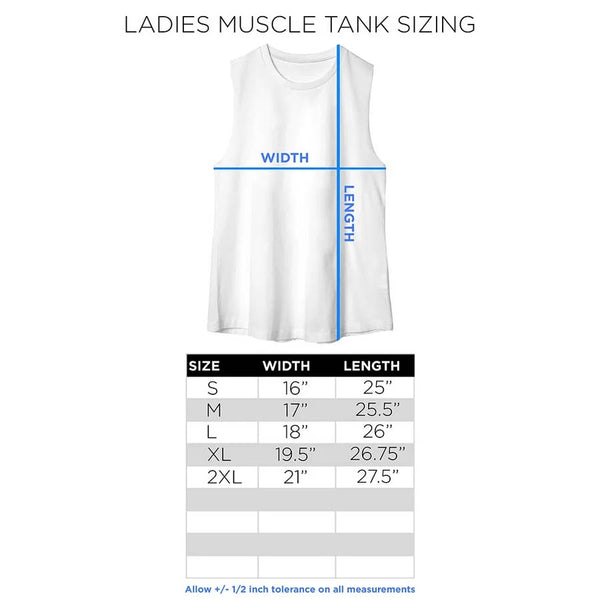 MOTLEY CRUE Eye-Catching Muscle Tank for Women, Logo
