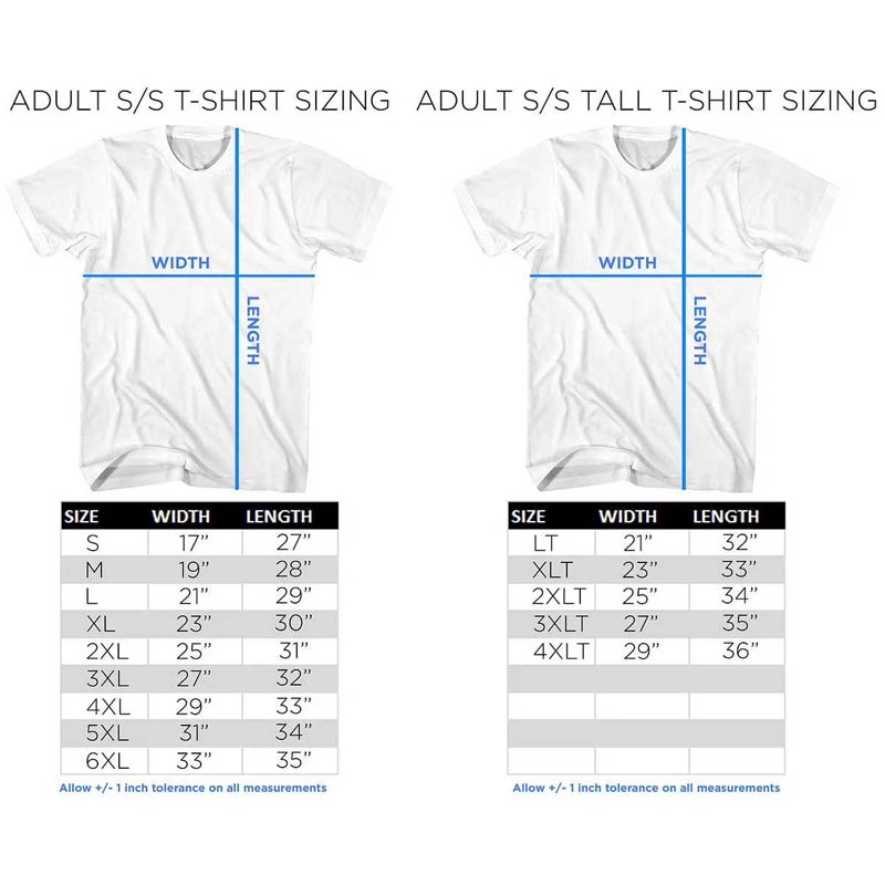 BACK TO THE FUTURE Famous T-Shirt, Schematics