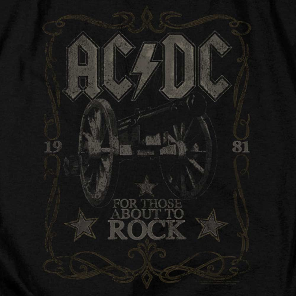 Premium AC/DC Hoodie, For Those About To Rock