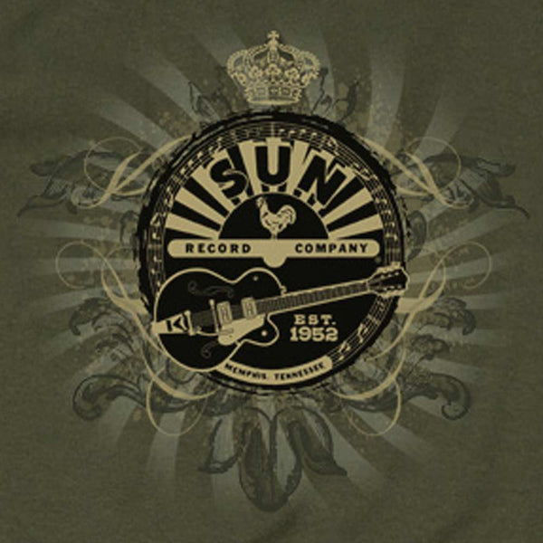 SUN RECORDS Impressive Long Sleeve T-Shirt, Rock Heraldry