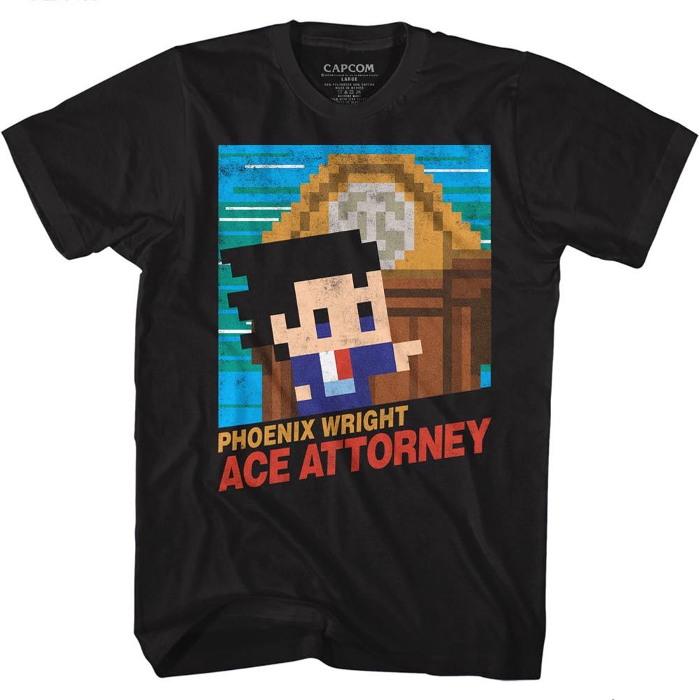 Ace Attorney 8Bit Cover T-Shirt