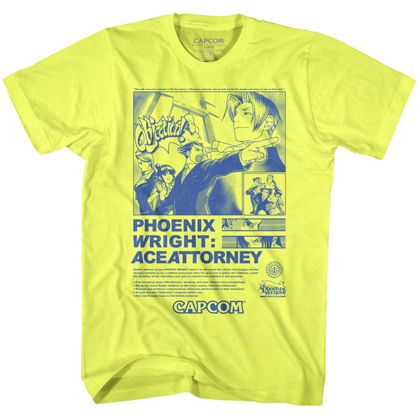 ACE ATTORNEY Brave T-Shirt, Print Ad