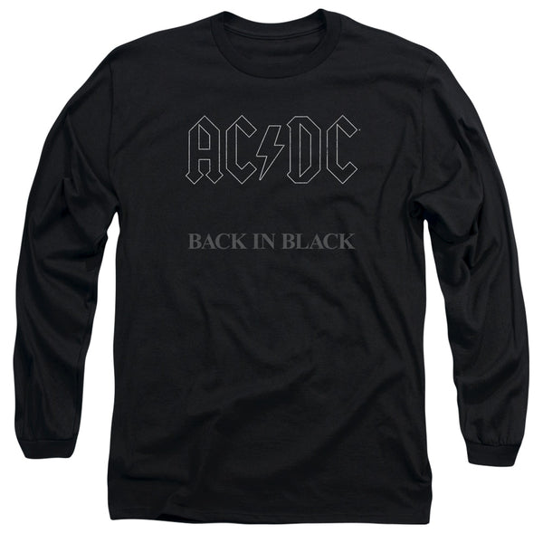 AC/DC Impressive Long Sleeve T-Shirt, Back In Black