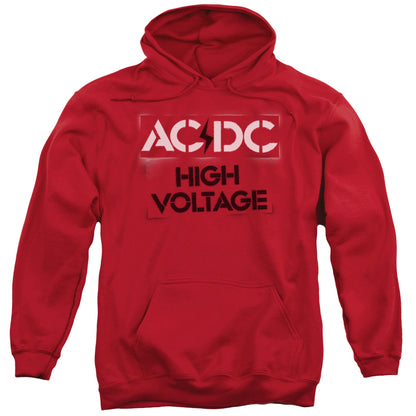 Premium AC/DC Hoodie, Stencil High Voltage