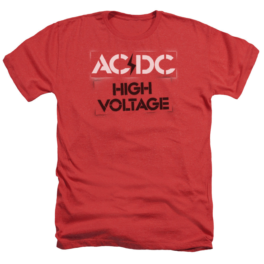 AC/DC Deluxe T-Shirt, Stencil High Voltage