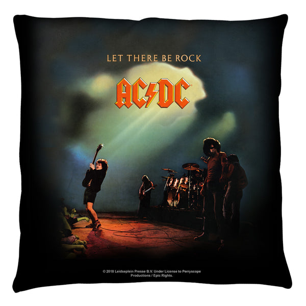 AC/DC Ultimate Decorative Throw Pillow, Let There Be Rock