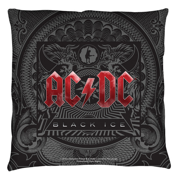 AC/DC Ultimate Decorative Throw Pillow, Black Ice