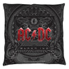 AC/DC Ultimate Decorative Throw Pillow, Black Ice