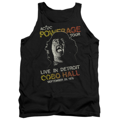 AC/DC Impressive Tank Top, Powerage Tour 1978