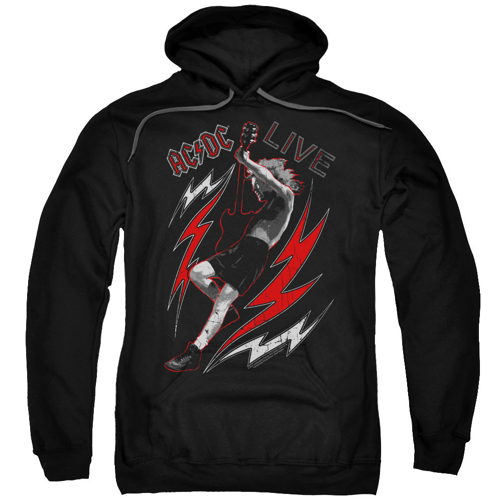 Premium AC/DC Hoodie, Angus Plays Guitar