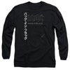 AC/DC Impressive Long Sleeve T-Shirt, Kanji Back in Black