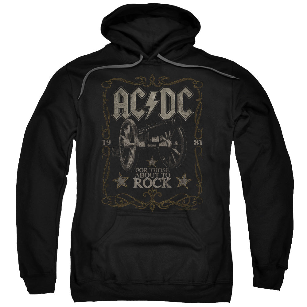 Premium AC/DC Hoodie, For Those About To Rock – Authentic Band Merch