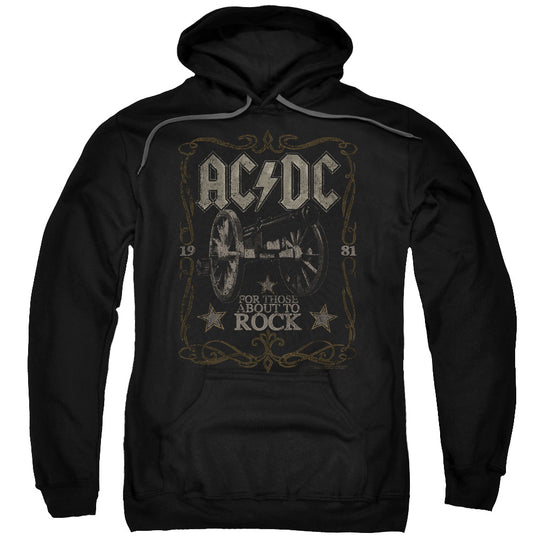 Premium AC/DC Hoodie, For Those About To Rock | Authentic Band Merch