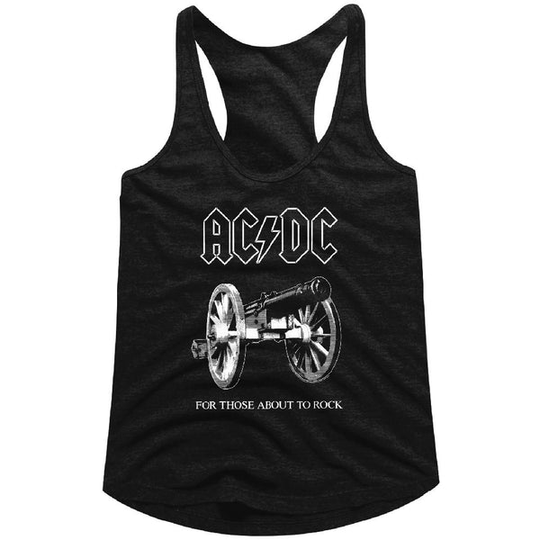 Women Exclusive AC/DC Eye-Catching Racerback, About To Rock