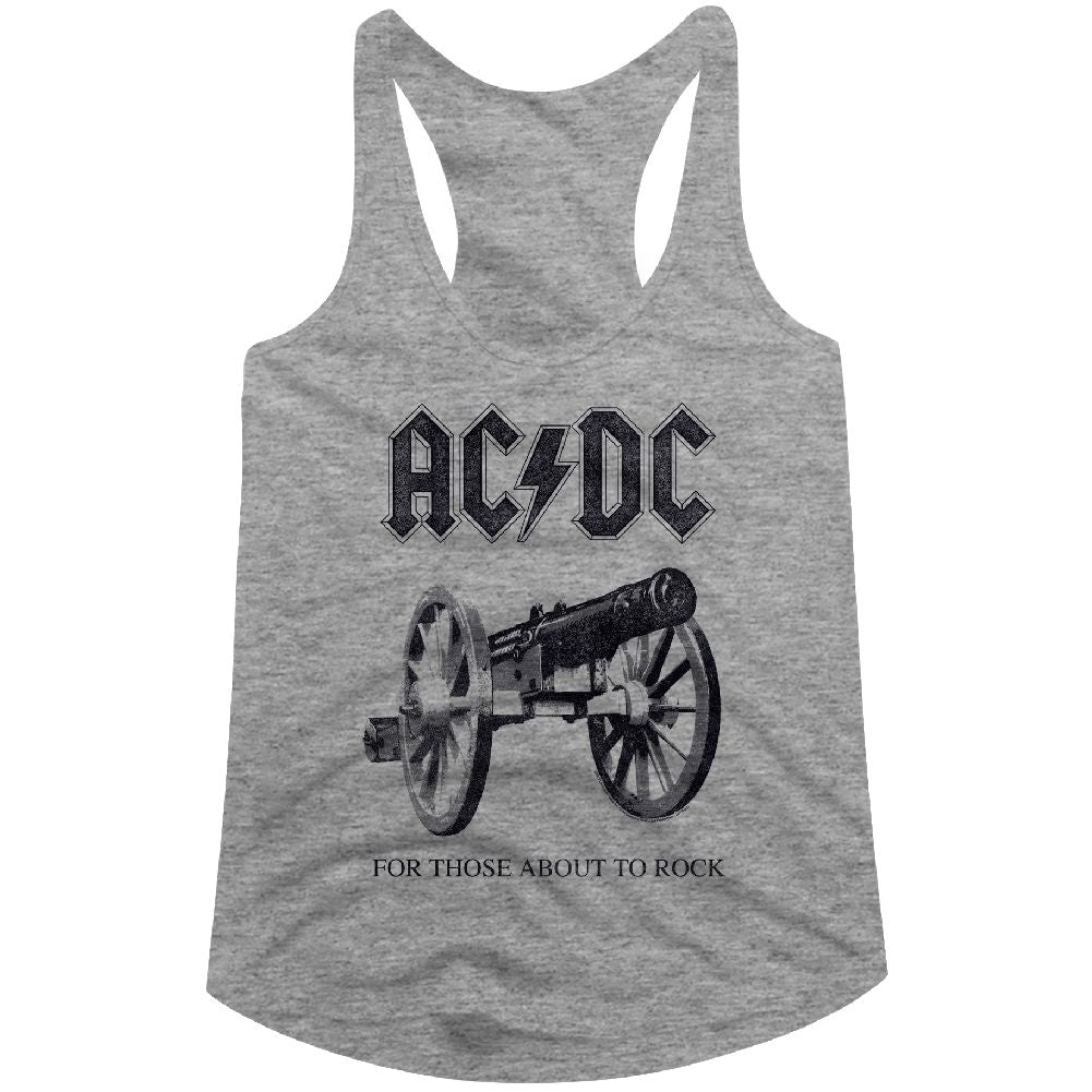 Women Exclusive AC/DC Eye-Catching Racerback, For Those About To Rock