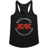 Women Exclusive AC/DC Eye-Catching Racerback, Noise Pollution