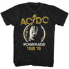 AC/DC Eye-Catching T-Shirt, Powerage Tour 78
