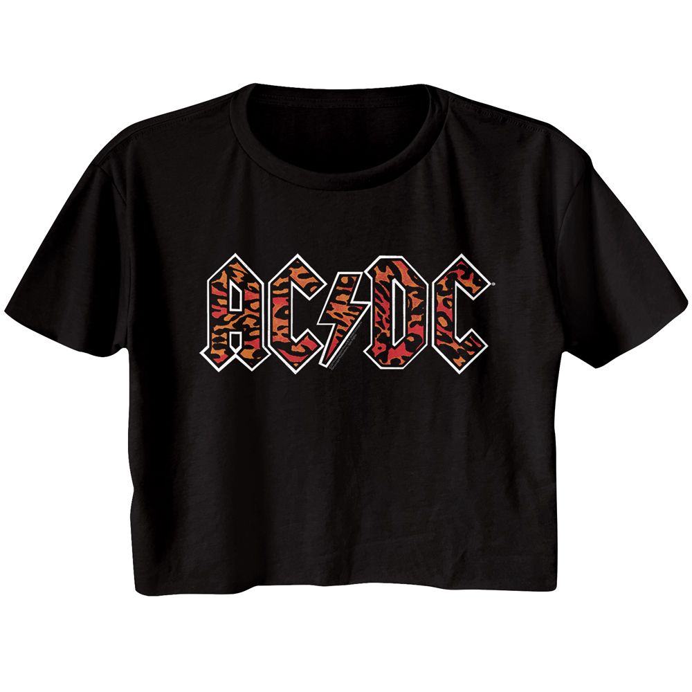 Women Exclusive AC/DC Eye-Catching Crop, Leopard Print