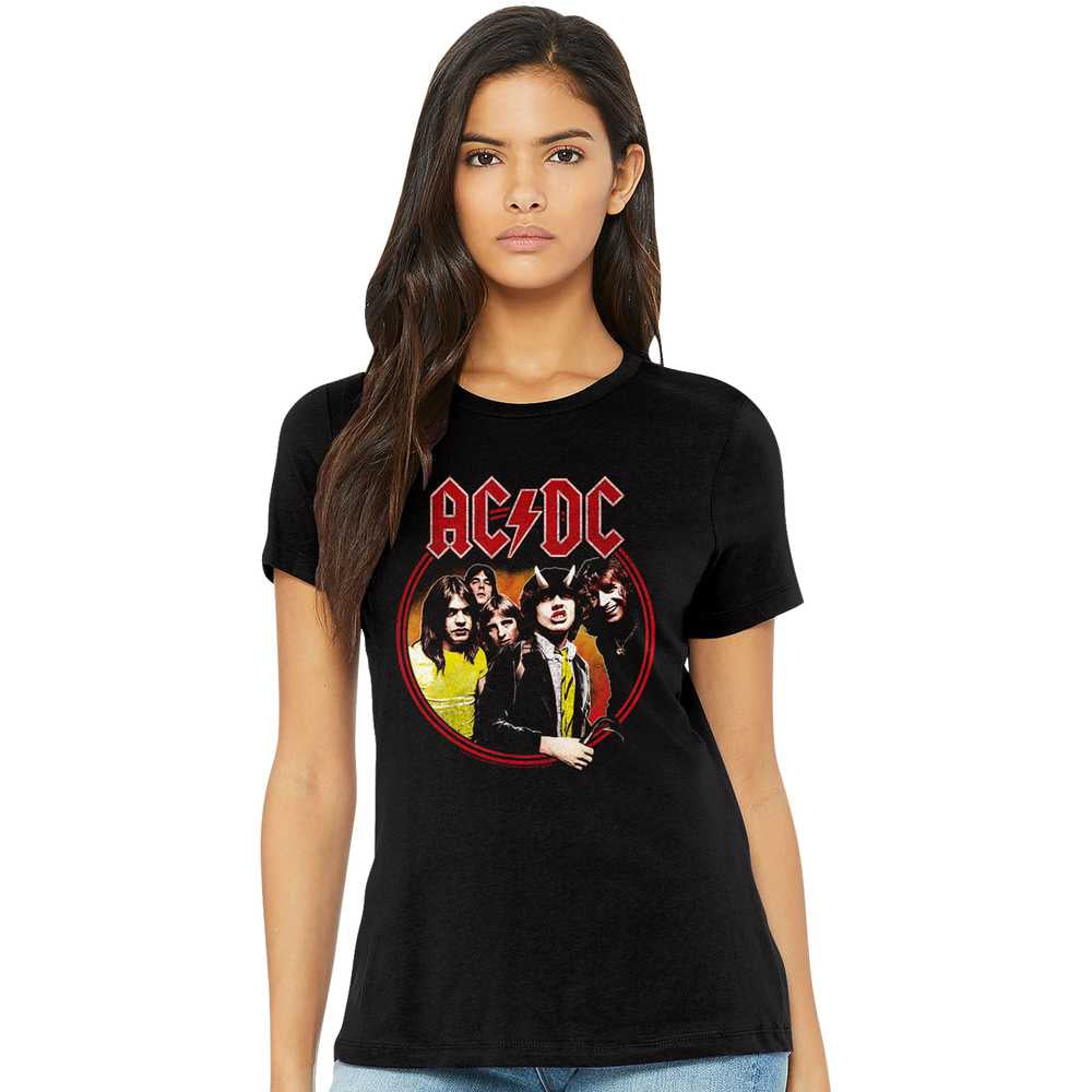 Women Exclusive AC/DC Eye-Catching T-Shirt, Highway To Hell