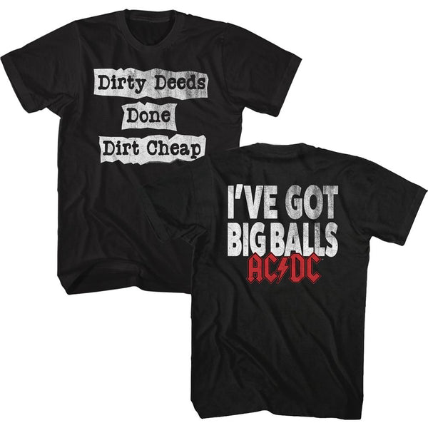 AC/DC Eye-Catching T-Shirt, Dirt Cheap