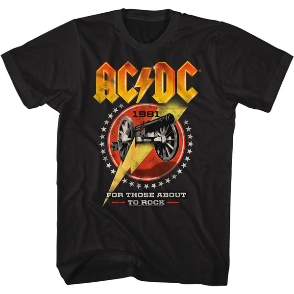 AC/DC Eye-Catching T-Shirt, Cannon Lightning