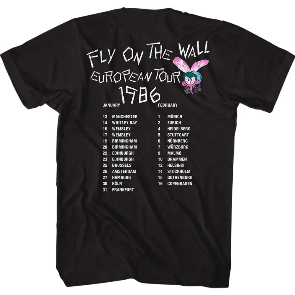 AC/DC Eye-Catching T-Shirt, EU Tour 1986