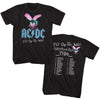 AC/DC Eye-Catching T-Shirt, EU Tour 1986