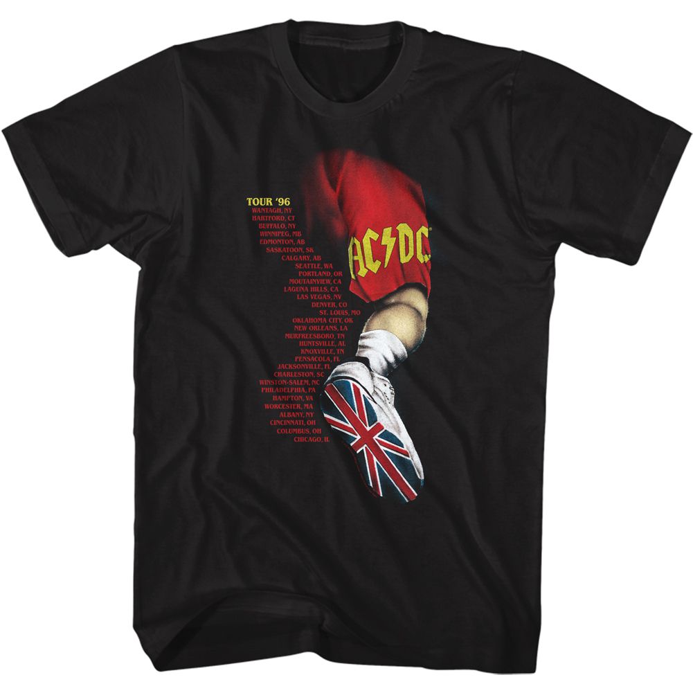 AC/DC Eye-Catching T-Shirt, UK Tour 96