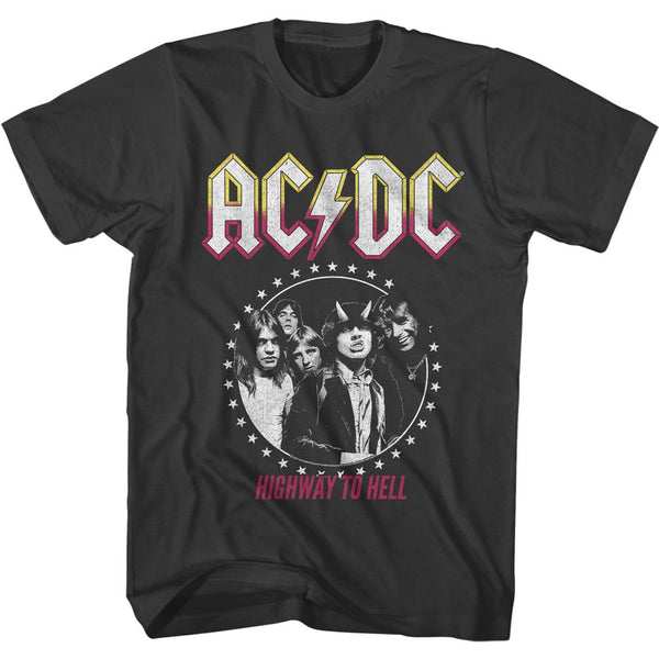 AC/DC Eye-Catching T-Shirt, AC/DC Circle Stars