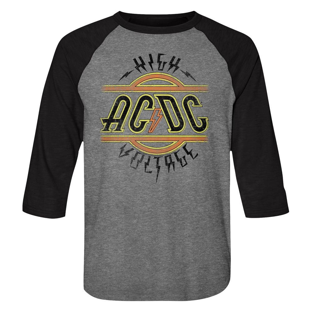 AC/DC Eye-Catching Raglan, High Voltage