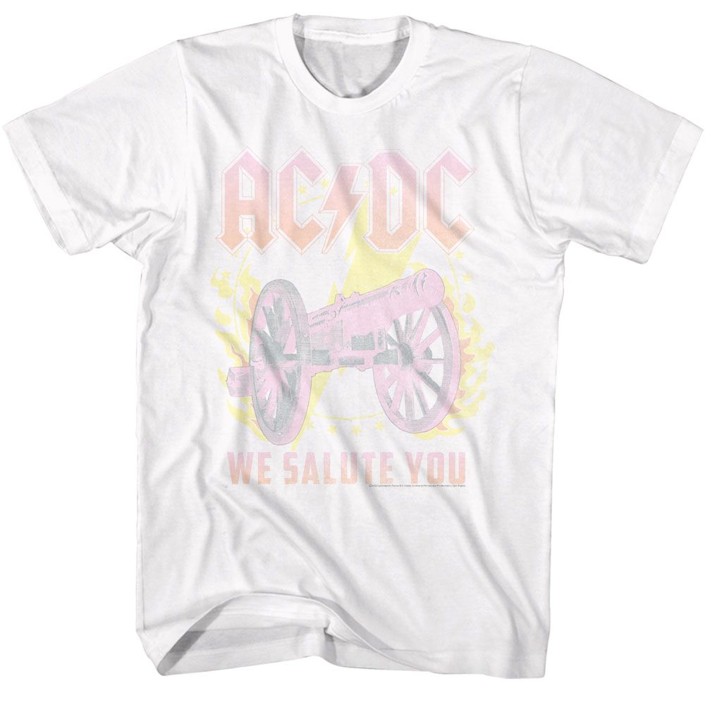 AC/DC Eye-Catching T-Shirt, Flame Cannon