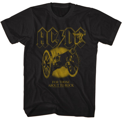 AC/DC Eye-Catching T-Shirt, Monochrome