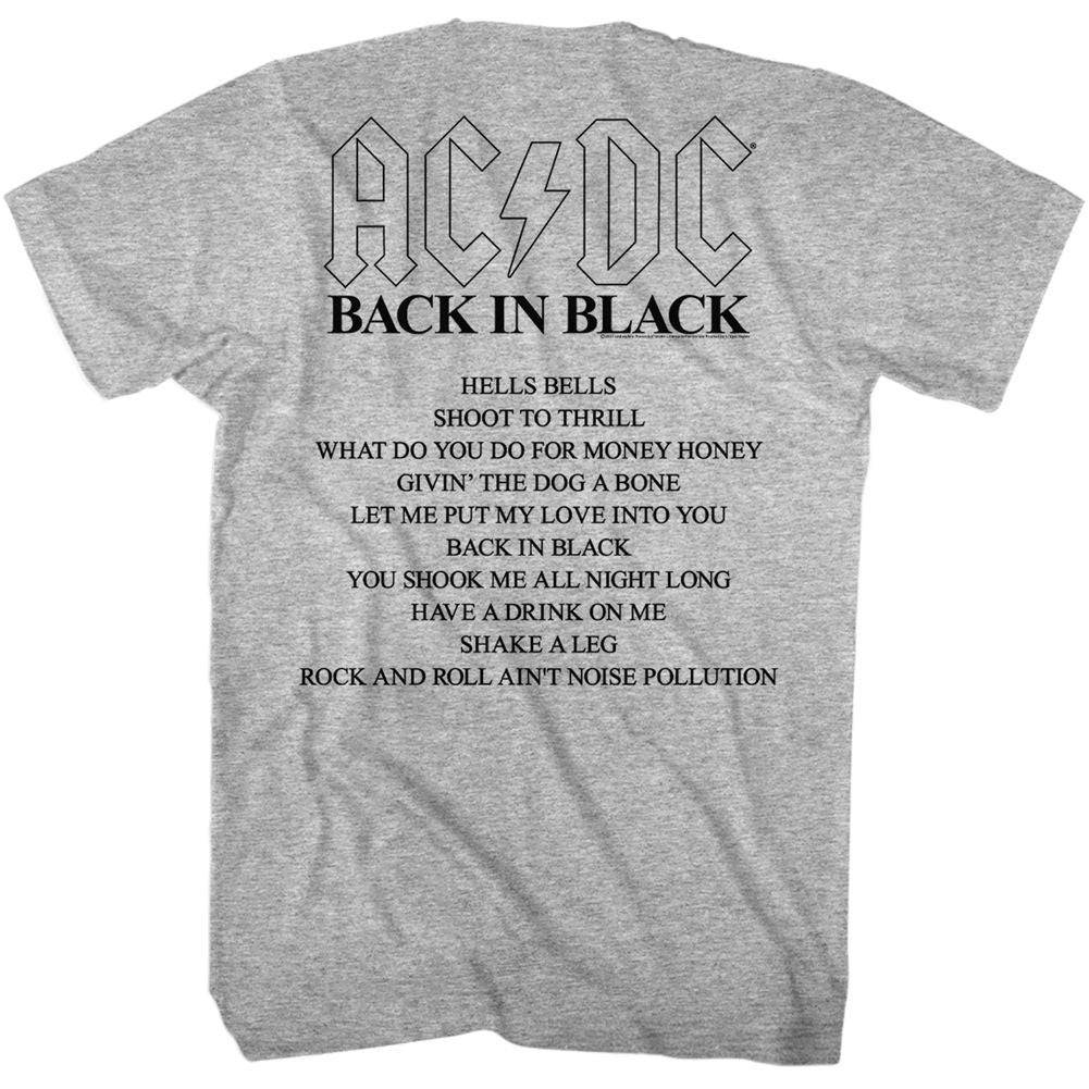 AC/DC Eye-Catching T-Shirt, BNB Tracks