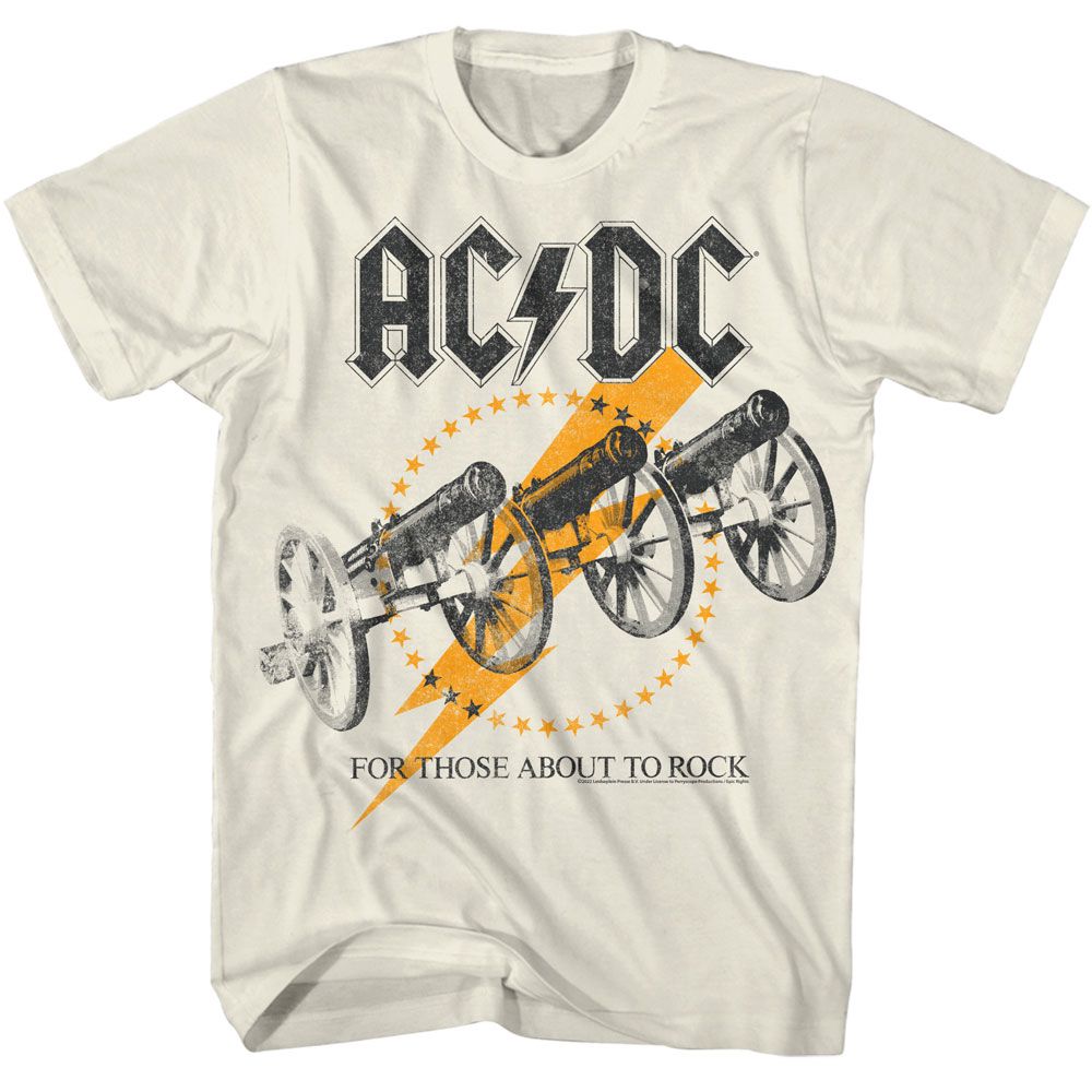 AC/DC Eye-Catching T-Shirt, Flashy Cannons