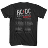 AC/DC Eye-Catching T-Shirt, UK Tour 1980
