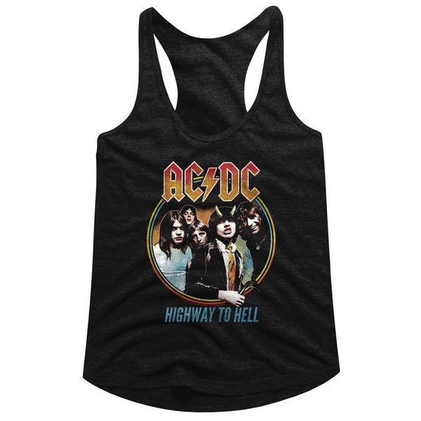 Women Exclusive AC/DC Eye-Catching Racerback, Highway To Hell