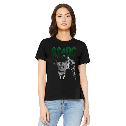 Women Exclusive AC/DC Eye-Catching T-Shirt, Angus Growl