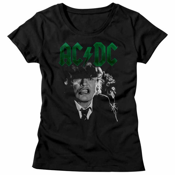 Women Exclusive AC/DC Eye-Catching T-Shirt, Angus Growl