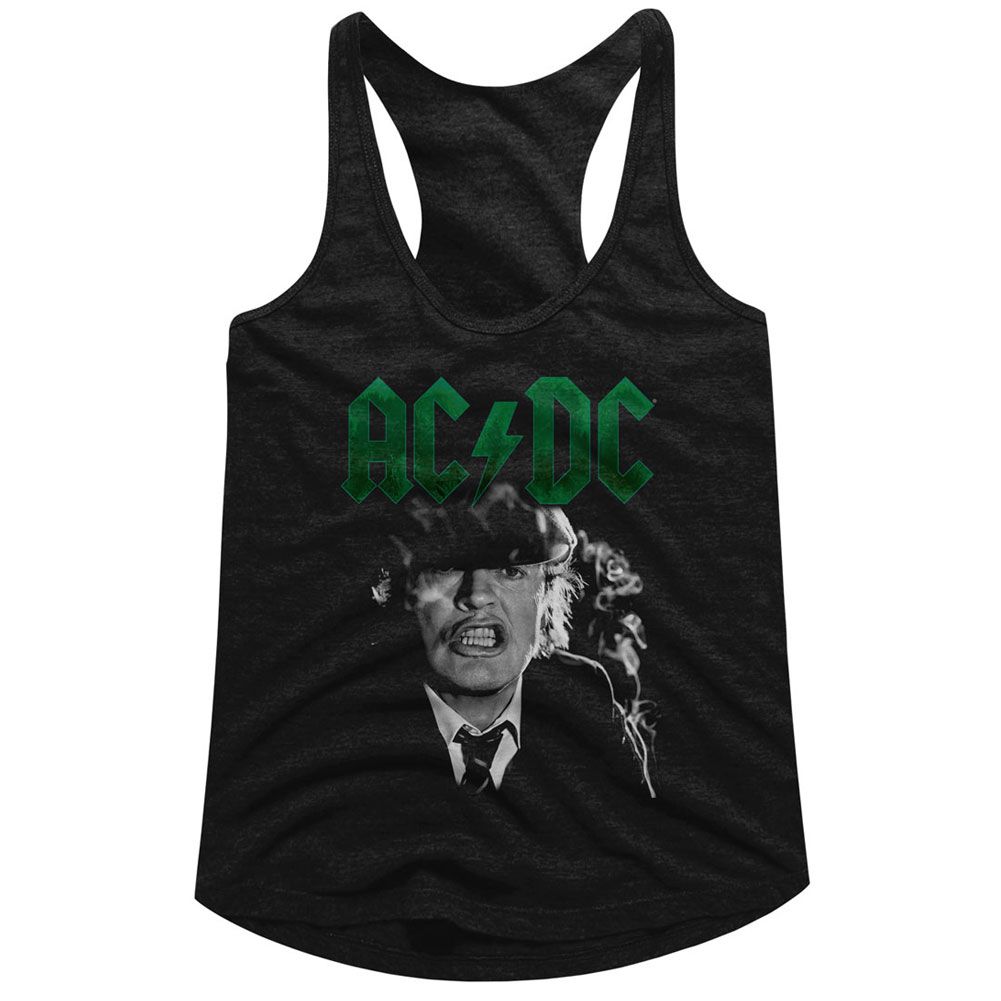 Women Exclusive AC/DC Eye-Catching Racerback, Angus Growl