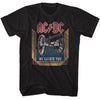 AC/DC Eye-Catching T-Shirt, We Salute You