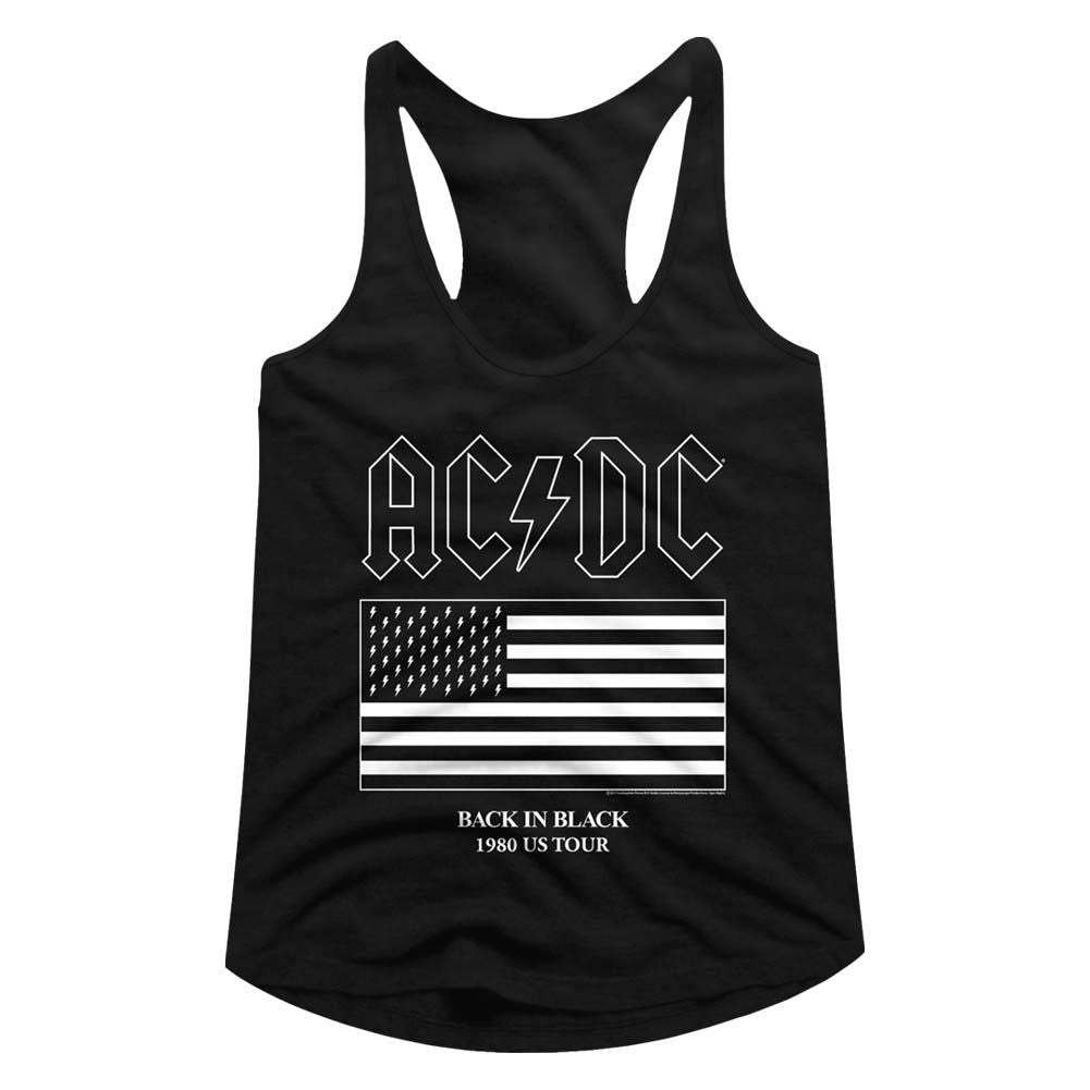 Women Exclusive AC/DC Eye-Catching Racerback, UK Tour 80