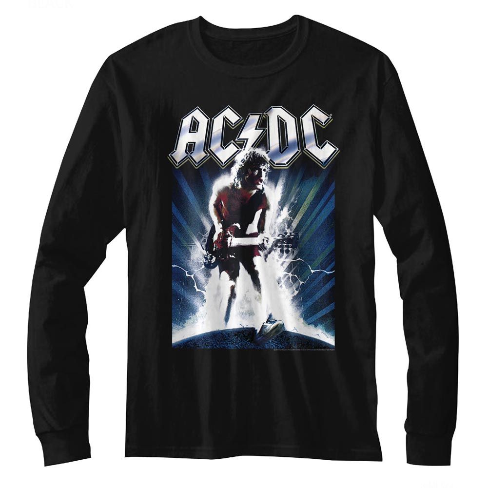 AC/DC Eye-Catching Long Sleeve T-Shirt, Electric