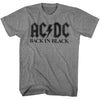 AC/DC Eye-Catching T-Shirt, Back in Black