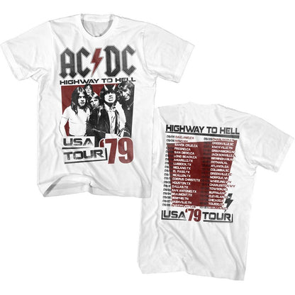 AC/DC Eye-Catching T-Shirt, HTH USA Tour 79