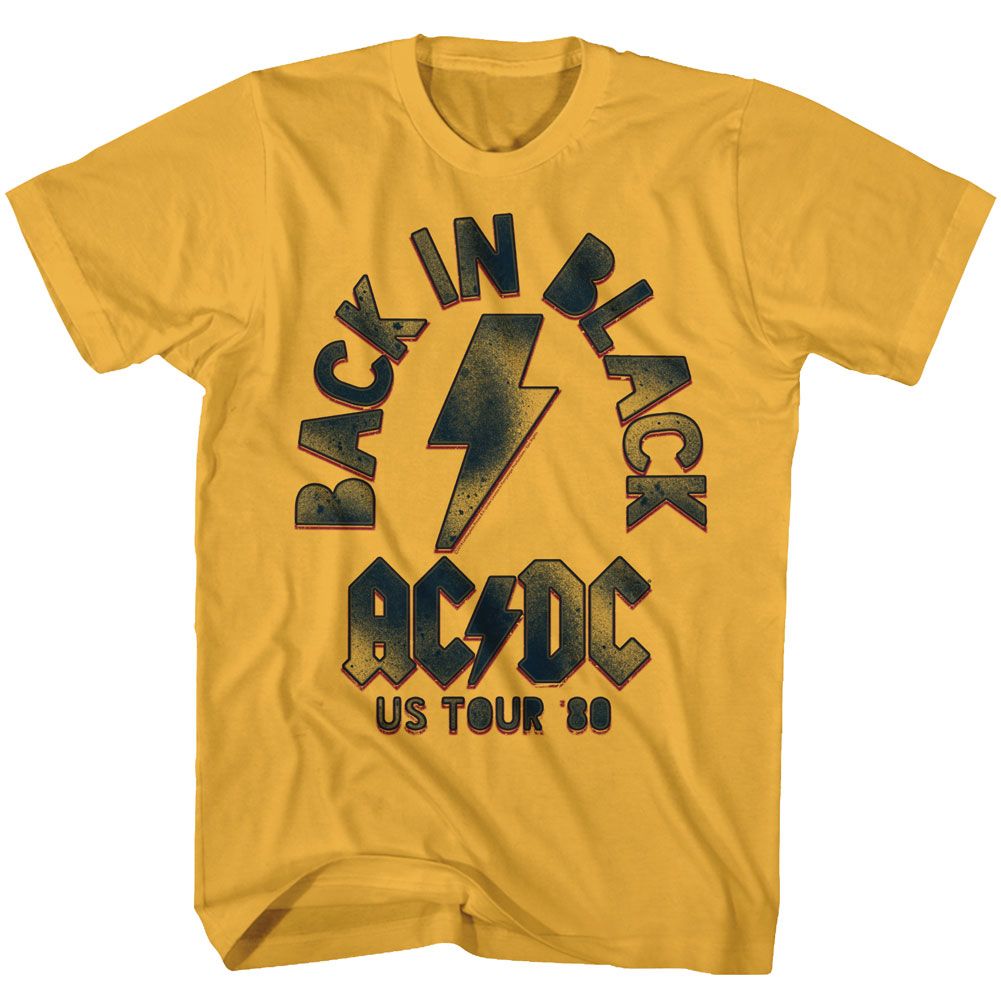 AC/DC Eye-Catching T-Shirt, BIB US Tour 1980